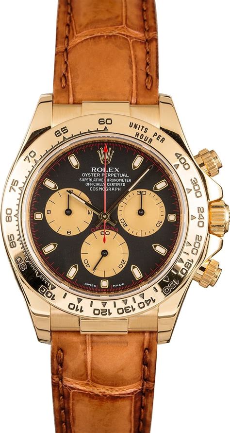 rolex daytona brown leather strap|Rolex daytona leather strap price.